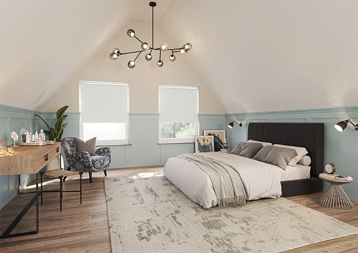 Nairn (Blackout), Soft White - Roller Blind - Image 7